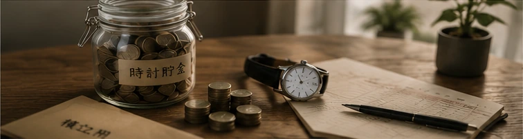 2年間こつこつ貯金してグランドセイコー購入を目指すイメージ