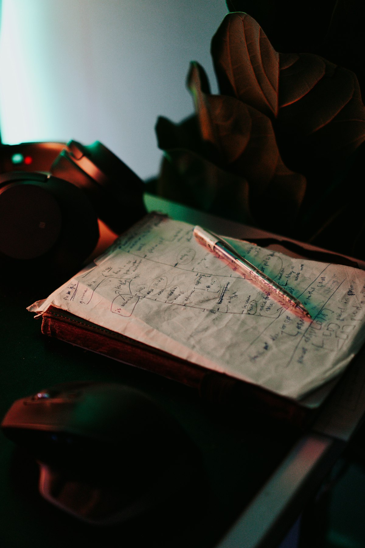 振り返りノートの書き込みイメージ